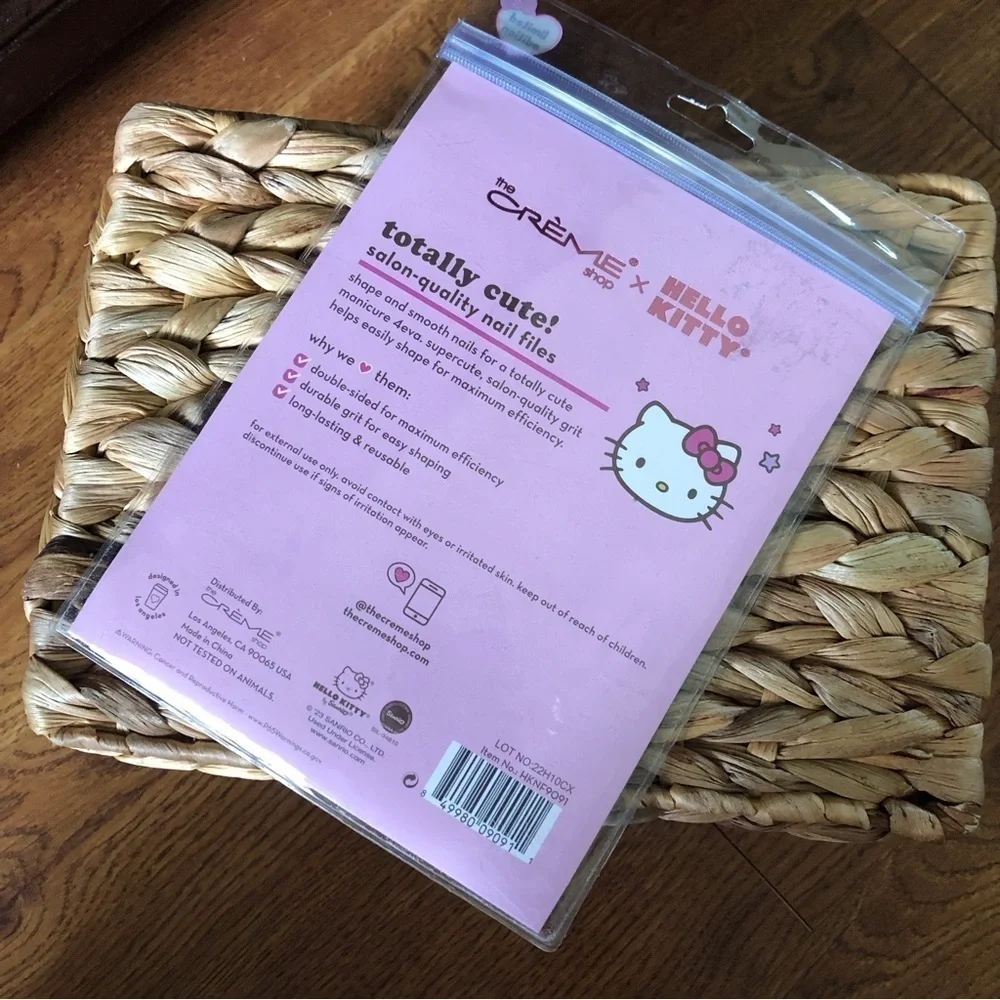 Creme Shop x Hello Kitty: Salon-quality nail files set of 5 Limited edition